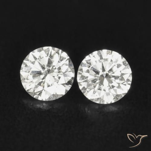 0.06ctw Natural H Diamante, Redondo, VS-SI