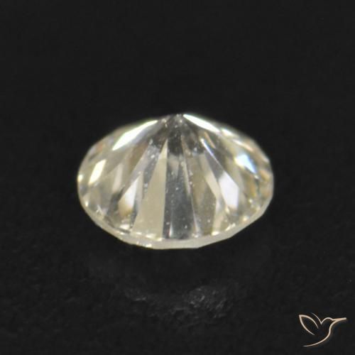 Diamante k natural de 0,03 ct, corte redondo, VS-SI