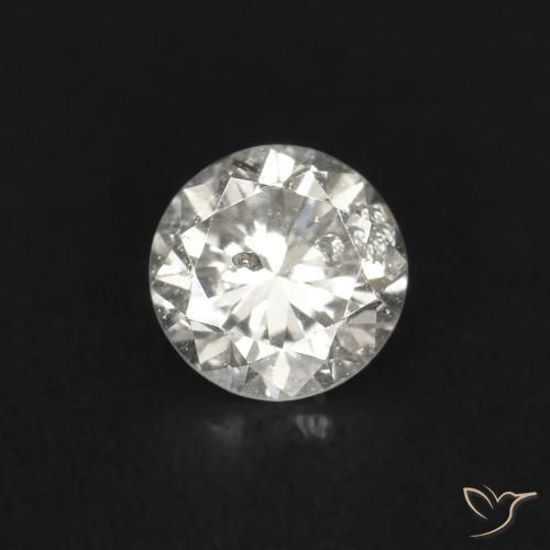 Diamante I natural de 0.08 ct, Redondo, VS-SI