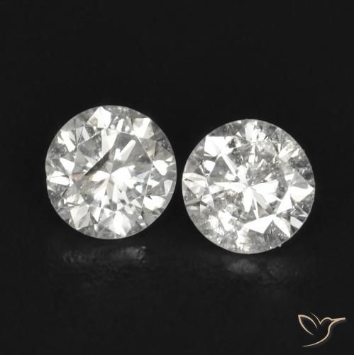 Gemas de Diamante H natural de 0.18 ct, Redondo, SI