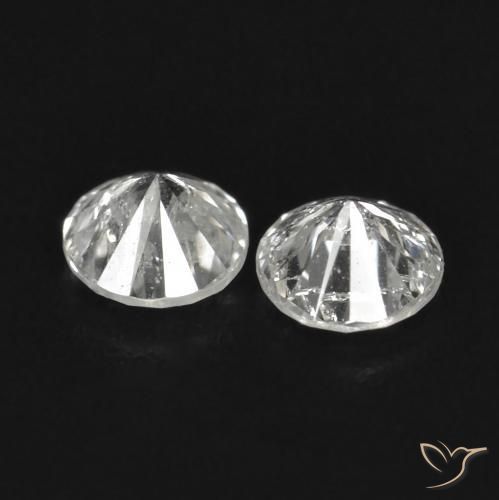Gemas de Diamante H natural de 0.18 ct, Redondo, SI