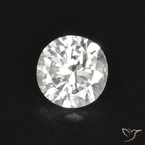 0.11ct Natural H Diamante, Redondo, SI