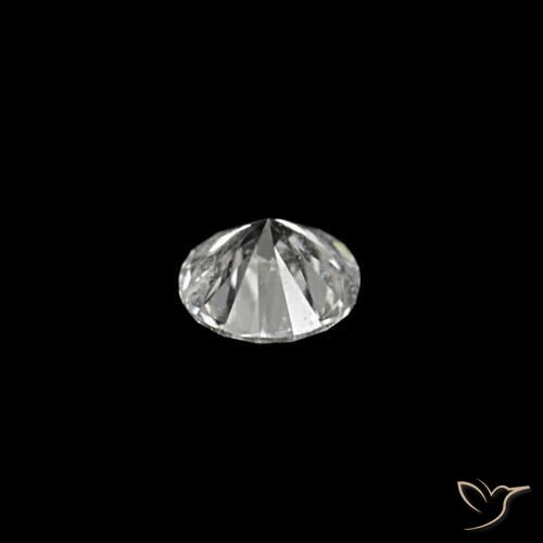 Diamante D natural de 0.04 ct, Redondo, VVS