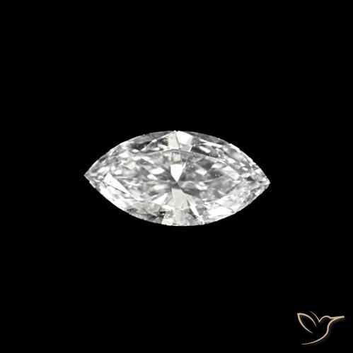 Diamante D natural de 0.06 ct, Marquesa, VVS