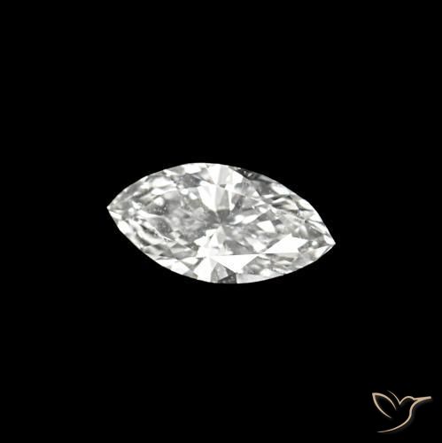Diamante D natural de 0.07 ct, Marquesa, VVS