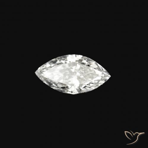 Diamante D natural de 0.07 ct, Marquesa, VVS