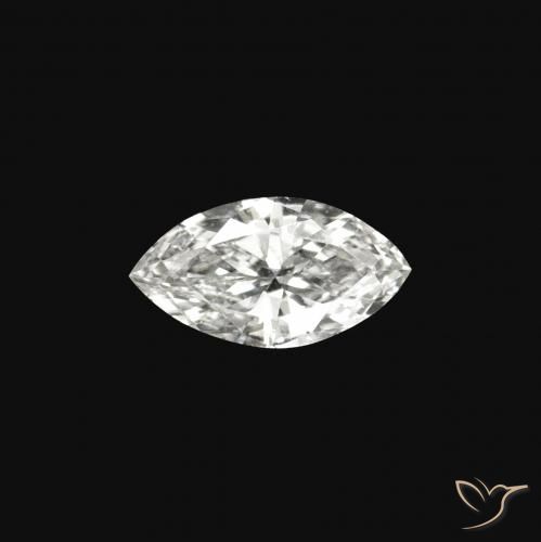 0.07ct Natural E Diamante, Marquesa, VVS