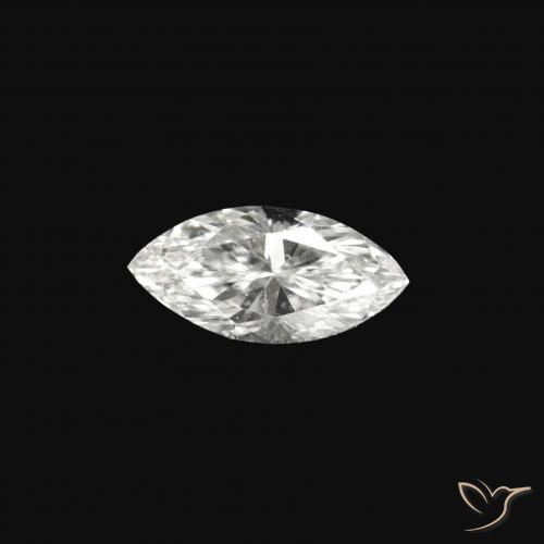 Diamante D natural de 0.06 ct, Marquesa, VVS