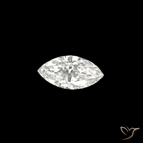 Diamante H natural de 0.07 ct, Marquesa, VVS