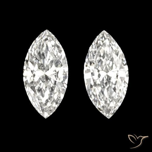 0.12ctw H Diamante, Marquesa, VVS