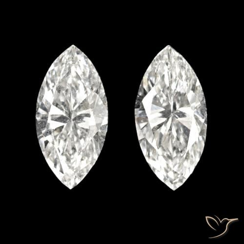 0.14ctw H Diamante, Marquesa, VVS