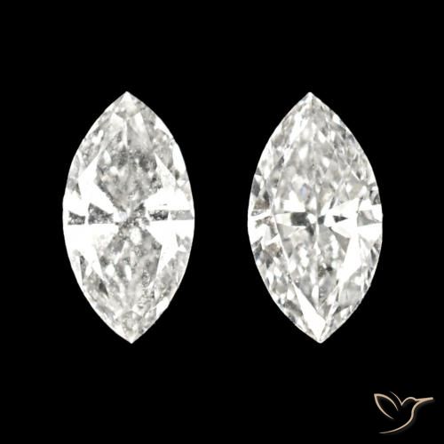 0.12ctw H Diamante Piedras Preciosas, Marquesa, VVS