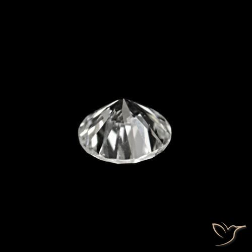 Diamante D natural de 0.02 ct, Redondo, VVS-VS
