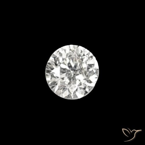 0.02ct H Diamante, Redondo, VVS-VS