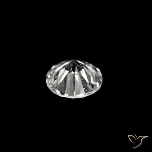 Diamante D natural de 0.02 ct, Redondo, VVS-VS