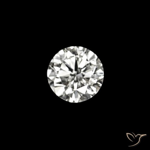 0.02ct D Diamante, Redondo, VVS-VS