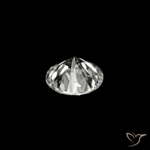 Diamante D natural de 0.02 ct, Redondo, VVS-VS