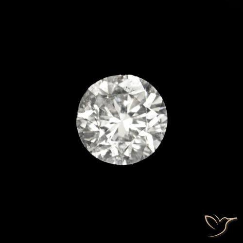 Diamante D natural de 0.02 ct, Redondo, VVS-VS