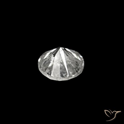 Diamante D natural de 0.02 ct, Redondo, VVS-VS