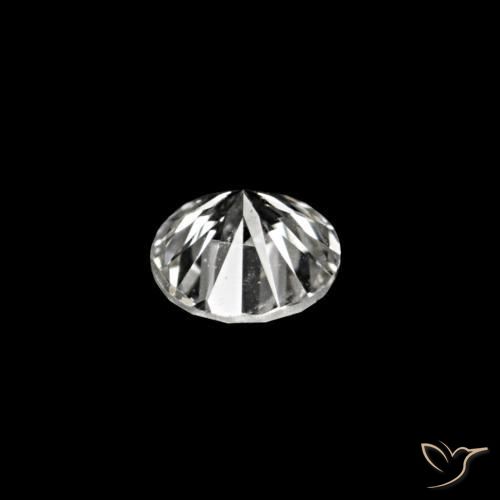 Diamante D natural de 0.02 ct, Redondo, VVS-VS