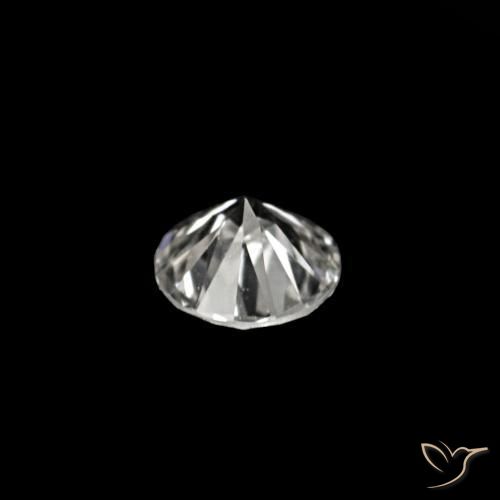Diamante D natural de 0.02 ct, Redondo, VVS-VS