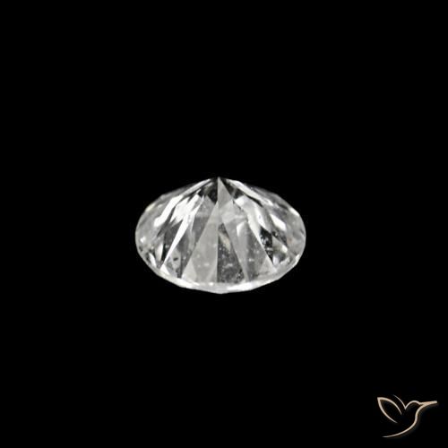 Diamante D natural de 0.02 ct, Redondo, VVS-VS