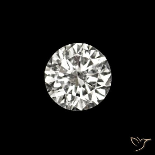 Diamante F natural de 0.02 ct, Redondo, VVS-VS