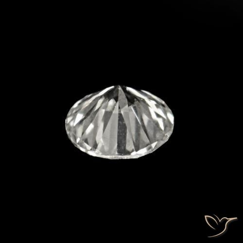 Diamante E natural de 0.02 ct, Redondo, VVS-VS