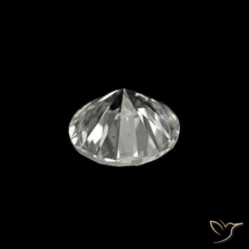 Diamante E natural de 0.02 ct, Redondo, VVS-VS