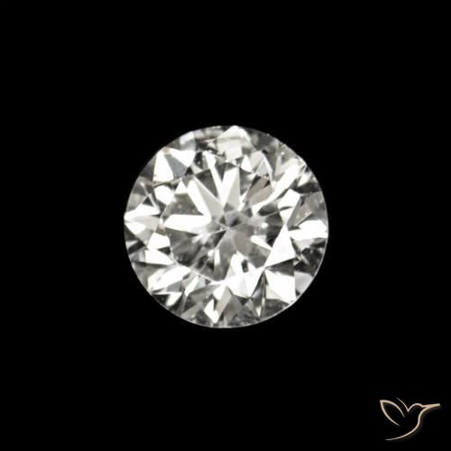 Diamante F natural de 0.02 ct, Redondo, VVS-VS