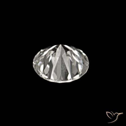 Diamante E natural de 0.02 ct, Redondo, VVS-VS