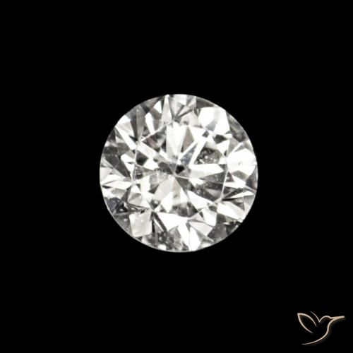 0.02ct Natural E Diamante, Redondo, VVS-VS, Photo A