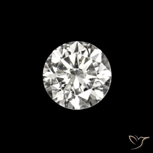 Diamante E natural de 0.02 ct, Redondo, VVS-VS