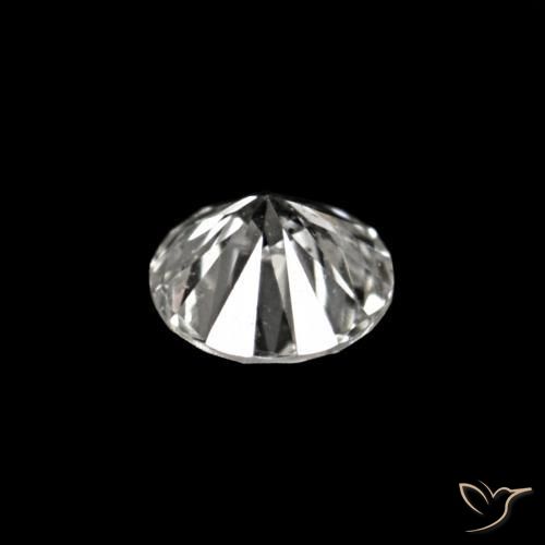 Diamante E natural de 0.02 ct, Redondo, VVS-VS