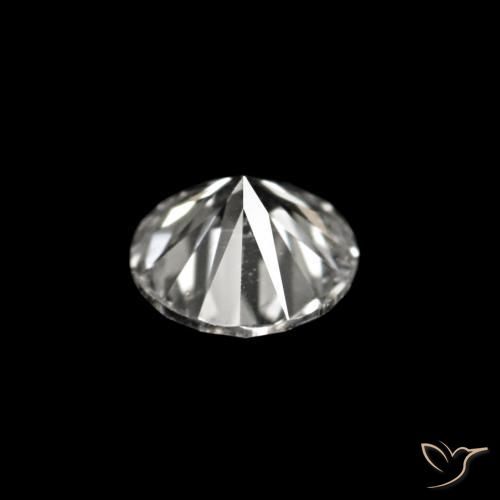 Diamante E natural de 0.02 ct, Redondo, VVS-VS