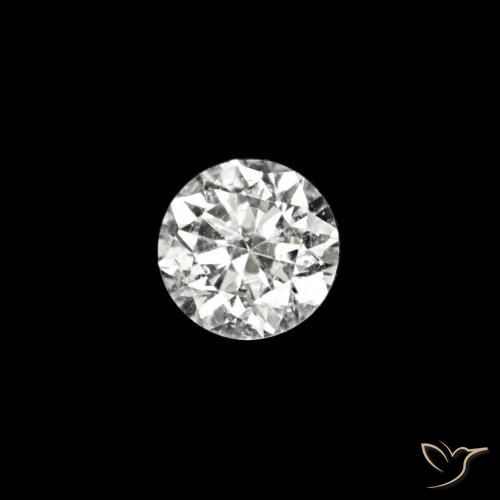 Diamante D natural de 0.02 ct, Redondo, VVS-VS