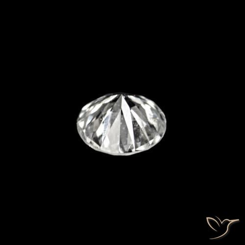 Diamante D natural de 0.02 ct, Redondo, VVS-VS