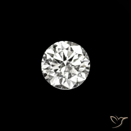 0.02ct D Diamante, Redondo, VVS-VS