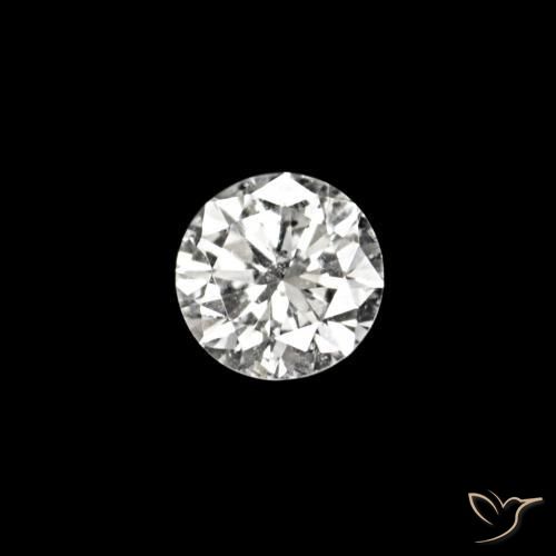 Diamante D natural de 0.02 ct, Redondo, VVS-VS