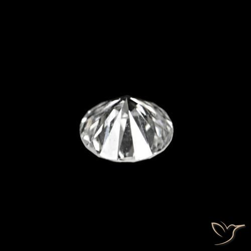 Diamante D natural de 0.02 ct, Redondo, VVS-VS