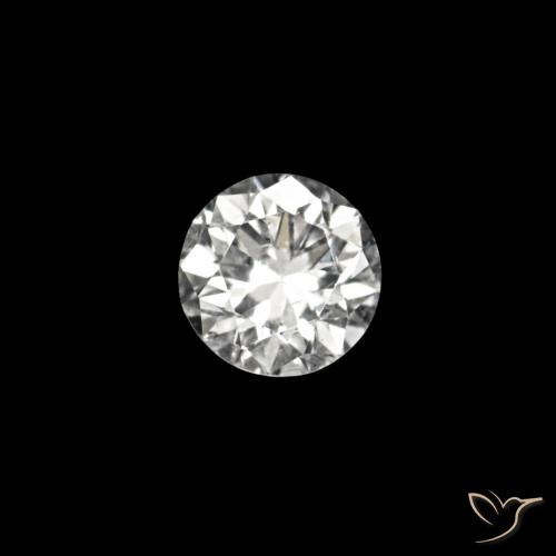 0.02ct D Diamante, Redondo, VVS-VS
