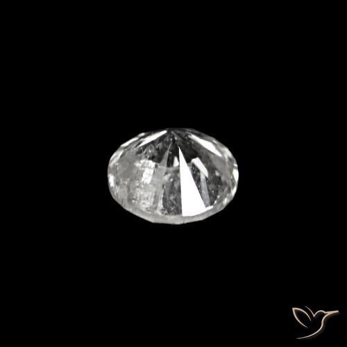 Diamante D natural de 0.02 ct, Redondo, VVS-VS