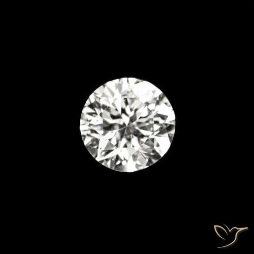 0.02ct D Diamante, Redondo, VVS-VS