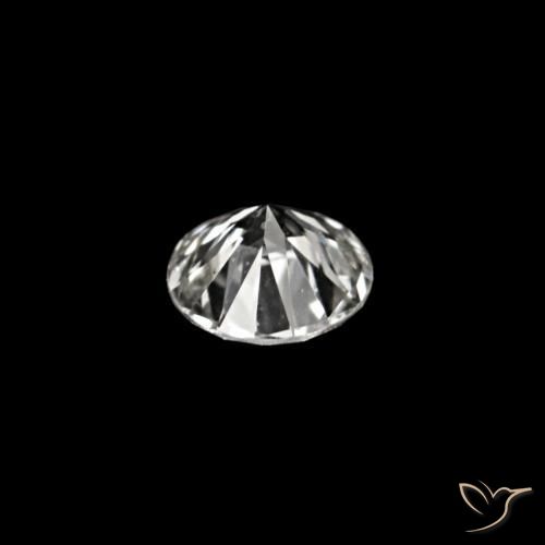 Diamante D natural de 0.02 ct, Redondo, VVS-VS