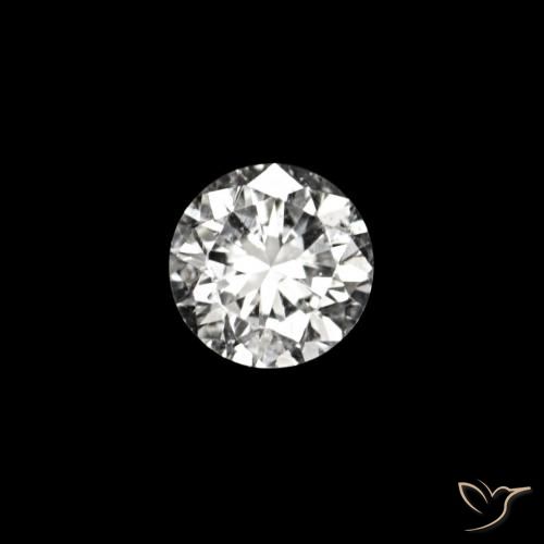 0.02ct D Diamante, Redondo, VVS-VS