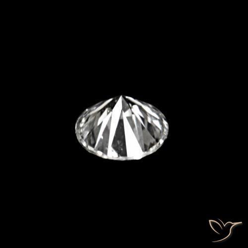 Diamante D natural de 0.02 ct, Redondo, VVS-VS