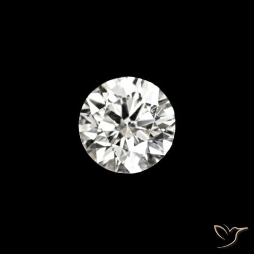 0.02ct D Diamante, Redondo, VVS-VS