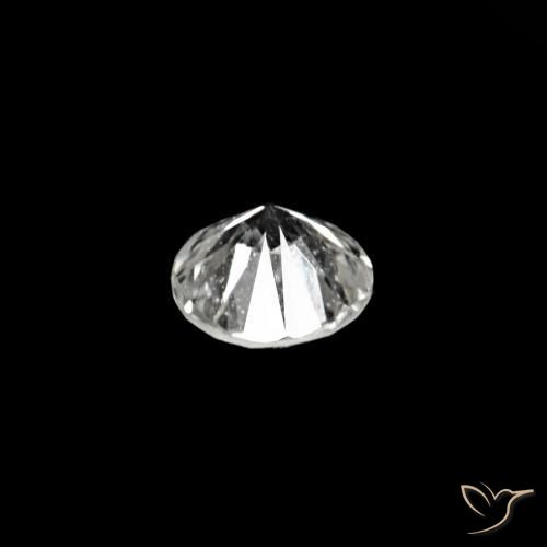 Diamante D natural de 0.02 ct, Redondo, VVS-VS