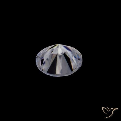 Diamante blanco natural de 0,01 ct, corte redondo, VVS-VS