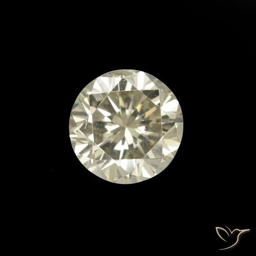 Diamante L natural de 0.22 ct, Redondo, VVS